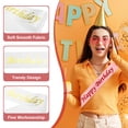 thumbnail image 3 of Banda de Cumpleaños para Niñas Uxcell, Banda de Cumpleaños Brillante para Mujeres, Decoraciones de Fiesta de Princesa Reina con Alfiler de Seguridad, Blanco con Letras Doradas, 3 of 6