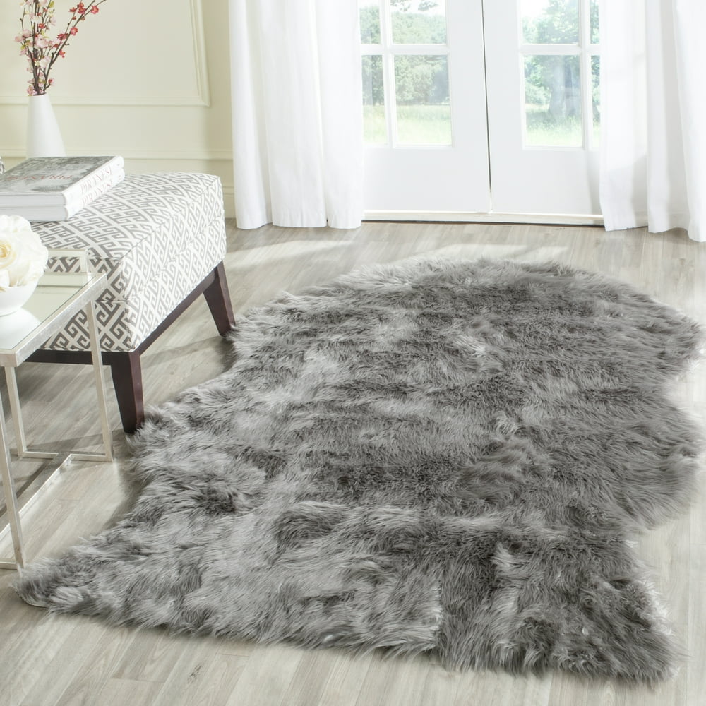 Safavieh Faux Sheep Skin Lucius Faux Sheep Skin Area Rug or Runner