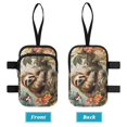 thumbnail image 3 of COEQINE Forearm Crutch Accesories for Broken Leg Cute Sloth Floral Elbow Crutch Bag, Mobility Aid Attachment, with 2 Pockets, Phone Holder, for Seniors Women Men, 3 of 7