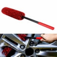 thumbnail image 1 of MYG Red Brush Car Wheel Wash Tire Soft Bristle Tyre Rim Detail Cleaning Tool Set, 1 of 9