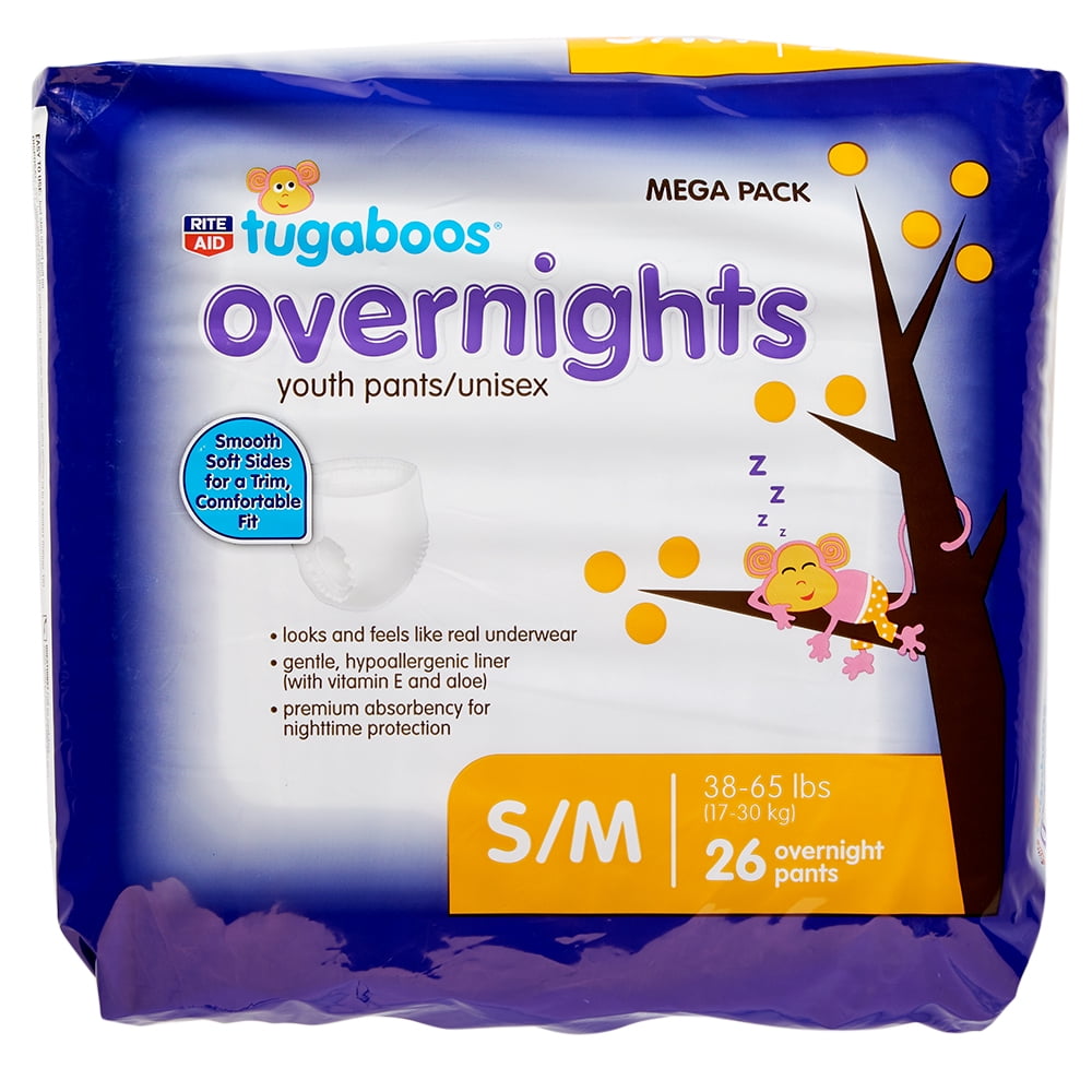 Rite Aid Tugaboos Overnight Youth Pants 