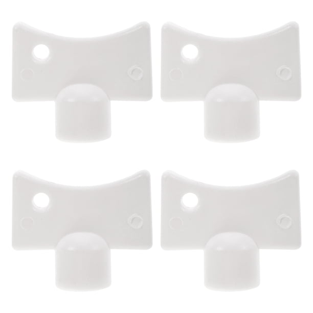 4 llaves para válvula de radiador, llave de purga cuadrada, llave de purga para interruptor de grifo de agua, llave de válvula de plomería para radiador, calentador, grifo