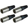 thumbnail image 2 of XLS Audio XLR Conectores macho Clavija XLR-M - Paquete de 4, 2 of 2