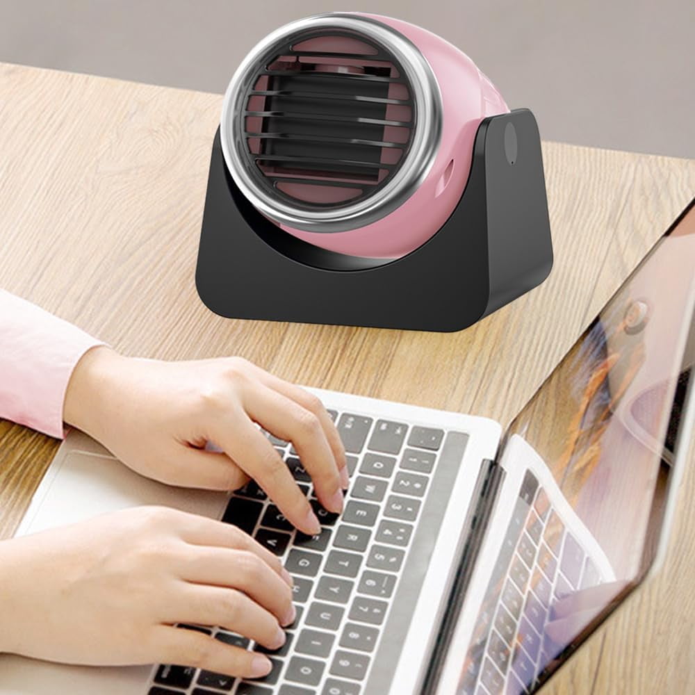 Portable Car Heater, Defroster for Windshield, 12V 120W Window Defroster, 2 in1 Fast Car Heater , Plug-in Cigarette Lighter Defroster Winter Weather Heater for All Cars, Pink