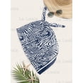 thumbnail image 5 of HAPPY BAY Women's Beach Swimwear Bikini Swimsuit Wrap Sarong One Size Animal Skin, Blue, 5 of 5