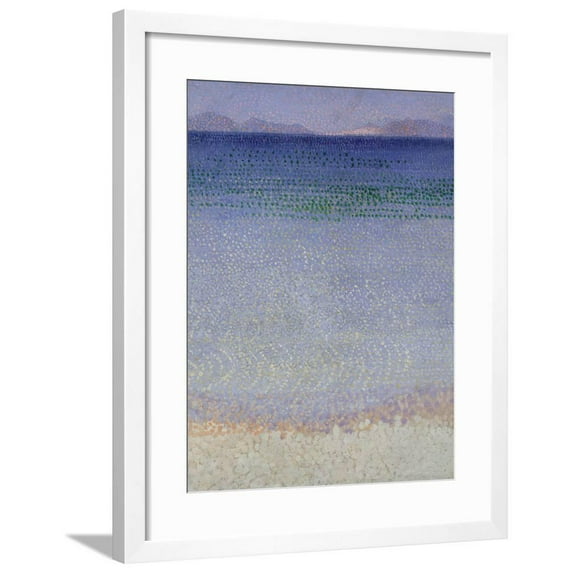 The Iles D'Or (The Iles D'Hyeres, Var), circa 1891-92, Scenic Framed Art Print Wall Art by Henri Edmond Cross