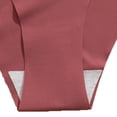 thumbnail image 4 of Womens Cotton Panties Wine - Low Rise Cheeky Underwear, Breathable & Seamless for Everyday Comfort, Tag-Free (1-Pack),Size S, 4 of 5