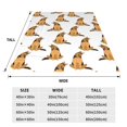 thumbnail image 3 of Vsdgher German Shepherd Dog Ultra-Soft Micro flannel Blanket Throw Blankets for Couch Sofa, Bed (4 sizes)-50"x40", 3 of 7