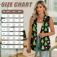thumbnail image 7 of Uorisanigo Christmas Tree Snowflake Womens Vest Waistcoat Size 3XL Sleeveless Women's Suit Vest with Pockets V Neck Button Down Waistcoat Vests Elegant, 7 of 7