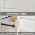 thumbnail image 4 of Kkonetoy Drawer Dresser Chest of 6 Drawers, Modern Storage Cabinet for Living Room, Solid & Sturdy, White Chest of Drawer, 4 of 11