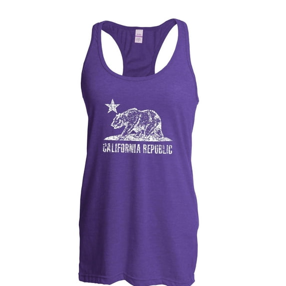 MmF - Women's Racerback Tank Top, up to Women Size 2XL - California Bear