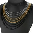 thumbnail image 2 of Wholesale Lots Gold Stainless Steel Box Chain Necklace Hot Sell High Quality, 2 of 8