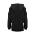 thumbnail image 5 of WTOBBY Women's Oversized Zip Hooded Jacket Fall Fashion Sweatshirt Casual Long Sleeve Top with Comfort Fit for Autumn Streetwear,Black S, 5 of 5