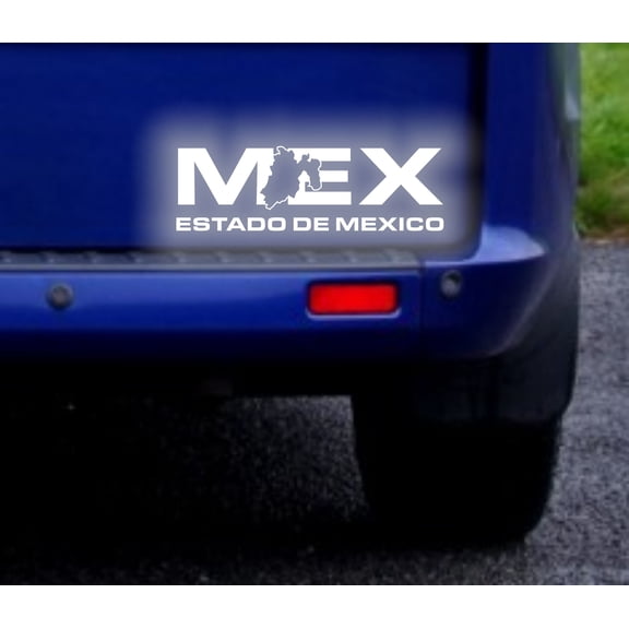 Estado De Mexico MEX Reflective Sticker Decal