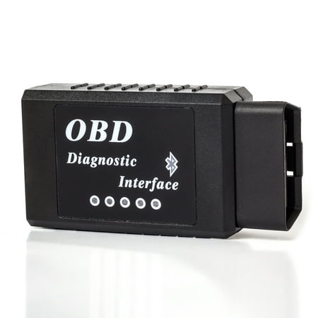 OxGord Bluetooth OBD II OBD2 Reader Scan Tool - For Check Engine Light & Diagnostic Interface - 2015 Newest Technology - Android & Windows (Best Check Engine Light Scanner)