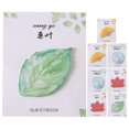 thumbnail image 1 of 8Pcs Leaf Design Memo Pads Unique Leaf Note Stickers Reminding Note Paper, 1 of 4