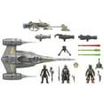 thumbnail image 5 of STAR WARS Mission Fleet Mando's N-1 Starfighter, 2.5-Inch Scale Mandalorian Action Figure Set, Toys for 4 Year Old Boys & Girls, 5 of 5