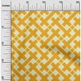 thumbnail image 2 of oneOone Rayon Mustard Yellow Fabric Check Sewing Craft Projects Fabric Prints By Yard 56 Inch Wide, 2 of 4