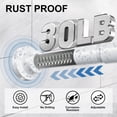 thumbnail image 4 of MaKefeile Shower Curtain Rod 61-70 Inch Adjustable Metal Spring Tension Rod No Drill Curtain Rods for Window Bathroom Kitchen,White, 4 of 11