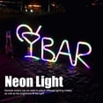 thumbnail image 2 of Letrero luminoso decorativo con letras de neón LED colorido, 2 of 5