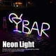 thumbnail image 2 of Letrero luminoso decorativo con letras de neón LED colorido, 2 of 5