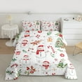thumbnail image 2 of Castle Fairy Children Xmas Snowman 2pcs Bedding Comforter Set,Candy Cane Twin Comforter Sets,Christmas Tree Breathable Bedding Set,Super Cozy Room Decor, 2 of 8