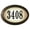 Oil Rub Bronze, variant on Edgewood Large Lighted Address Plaque In Pewter Frame Color