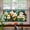 B-17.72"*39.39", variant on Stained Glass Window Film, Flower Static Cling Privacy Film Decorative UV Sun Blocking Non-Adhesive Glass Covering, Removable Reusable Colorful Stickers for Home Bathroom Door Living Room Kitchen