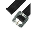 thumbnail image 2 of INSPIRE CHIC Women's Stretchy Wide Waist Belt Braided Belts for Dress Square Buckle Black, 2 of 4
