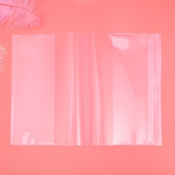 CCOCC 5 Pack 16K Clear Plastic Waterproof Textbook Covers for Exercise Book and Notebook