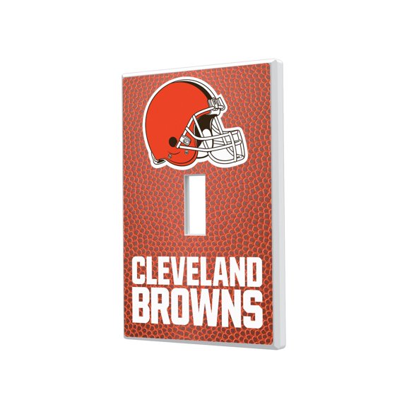 Cleveland Browns Football Design Single Toggle Light Switch Plate