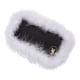 thumbnail image 2 of Almohadilla antideslizante de plumas para teléfono celular, soporte de silicona para decoración interior de coche Negro, 2 of 9