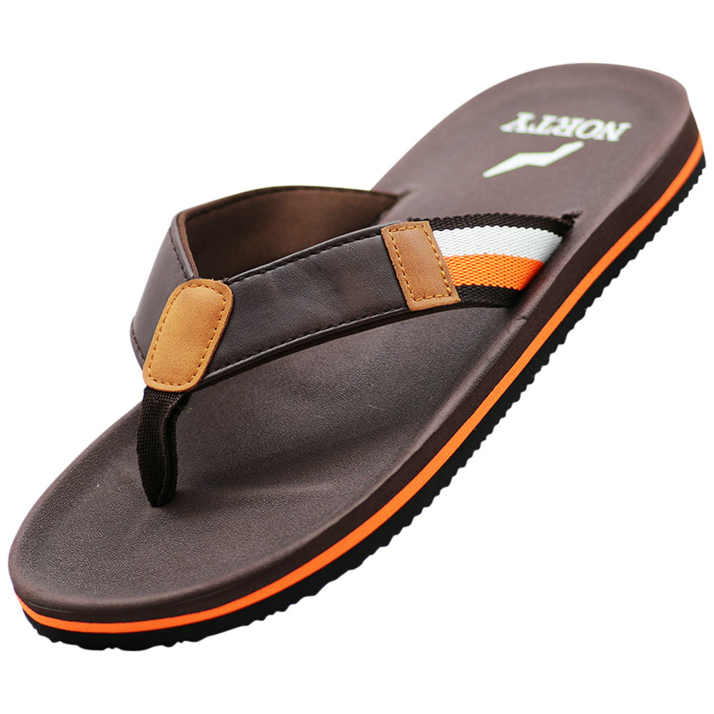 NORTY Men's Sandals for Beach, Casual, Outdoor & Indoor Flip Flop Thong ...