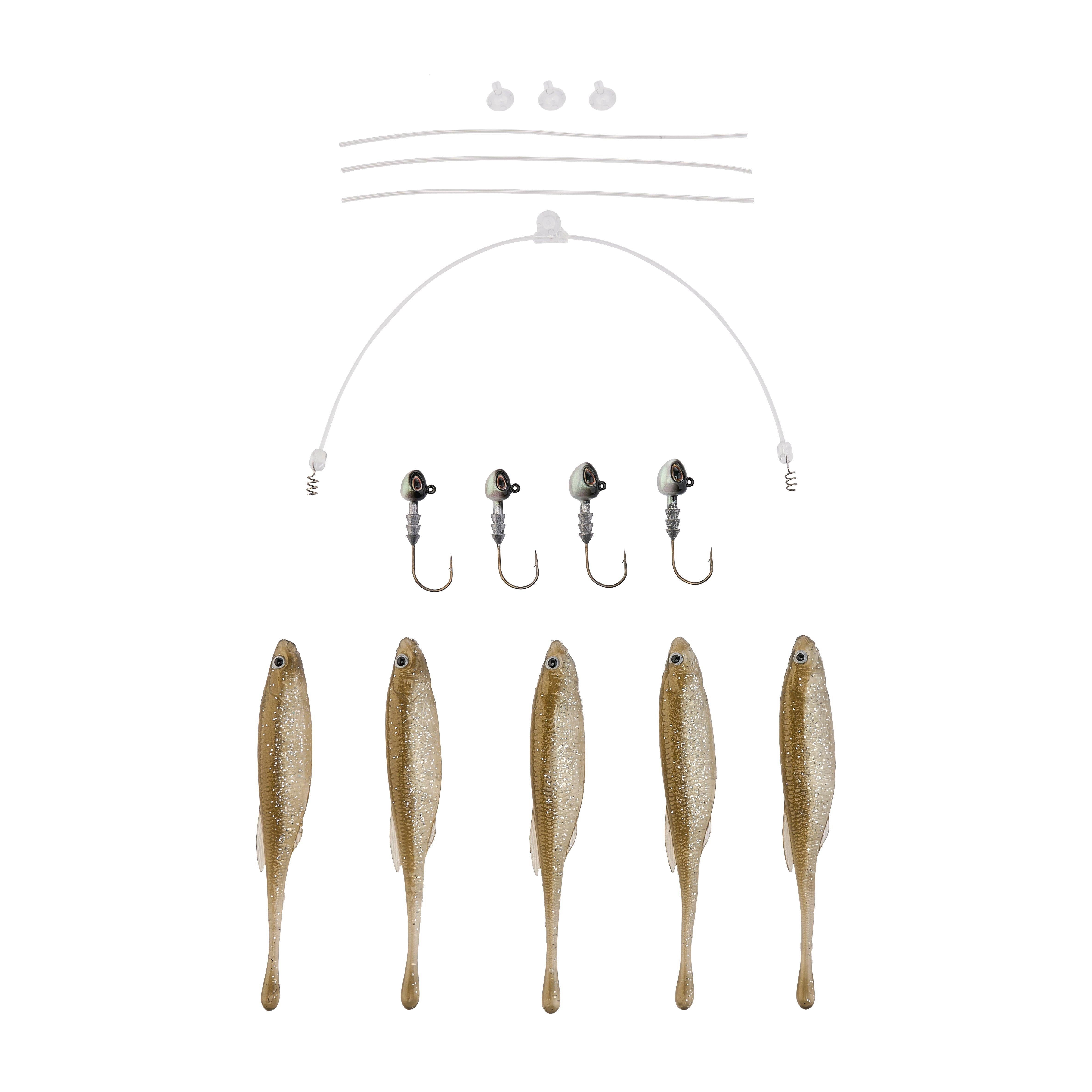 Berkley Triple Minnow Rig Kit, 5in, Tennessee Shad