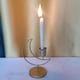 thumbnail image 2 of Candebro de candebro con forma cónica de hierro, soporte decorativo de una Oro Zulema Porta vela, 2 of 8