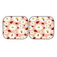 thumbnail image 7 of Naloa Daisy and Ladybug 2 Piece Foldable Car Sun Shades, Car Windshield Sunshade, Front Window Sunshade for Car, Truck, SUV - Large, 7 of 7