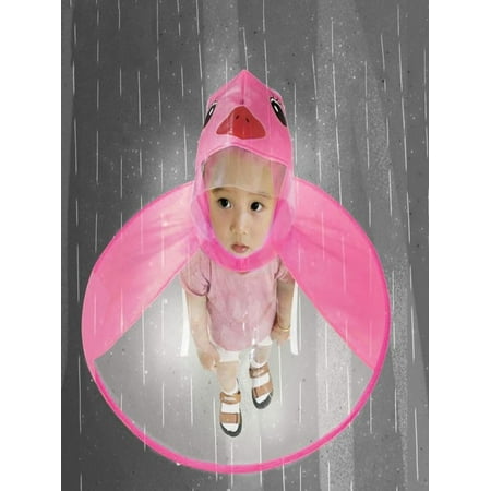Coat Umbrella Hat - Outtop Cute Rain Coat UFO Children Umbrella Hat Magical Hands Free Raincoat