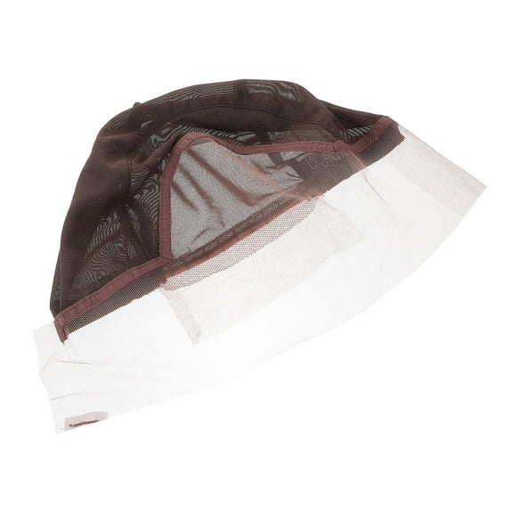 GOOHOCHY Wig Cap Brown 1Set 7.5X6.7In