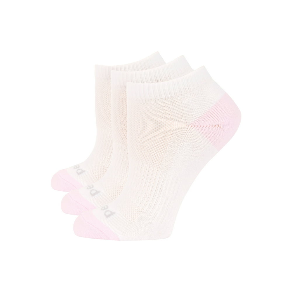 PEDS - Ladies Low Cut Sport Socks with Nanoglide, 3 Pairs - Walmart.com ...