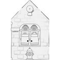 thumbnail image 3 of Easy Playhouse Police and Fire Station - Kids Art & Craft for Indoor & Outdoor Fun – Decorate & Personalize The Cardboard Fort, 32" X 26. 5" X 40. 5" Age 3+, 3 of 7