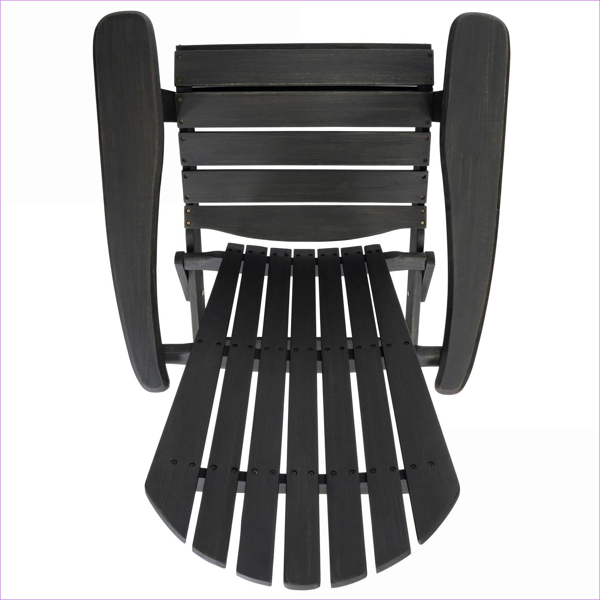 Outdoor Adirondack Chair | Rustic Foldable for Patio Backyard Porch | Acacia Wood | Slat Back