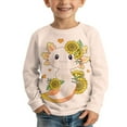 thumbnail image 2 of DISNIMO Sunflower Axolotl Shirt Kids Girls 13-14 Shirts Long Sleeve Cute Shirts for Girls Casual Tops Soft Crew Neck Tshirt Girls Fall Clothes for Kids Tops Girls Cute Winter Clothing Kids Tees, 2 of 7