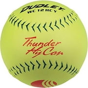 Dudley USSSA Thunder Hycon Slow Pitch Softball - Composite Cover - 12 pack