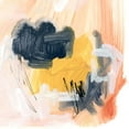 thumbnail image 2 of Parker, Jennifer Paxton 26x26 Black Ornate Wood Framed with Double Matting Museum Art Print Titled - Yellow Ochre Splotch V, 2 of 4