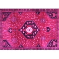 thumbnail image 1 of Ahgly Company Indoor Rectangle Medallion Pink Traditional Area Rugs, 7' x 10', 1 of 4