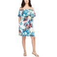 thumbnail image 1 of Rachel Roy Womens Printed A-line Dress, Blue, Small, 1 of 1