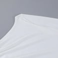 thumbnail image 5 of Elainilye Fashion Long Sleeve Undershirt for Women Casual Comfortable Pullover Top Soild Color Round-Neck Bottom Shirt Tops,White, 5 of 9