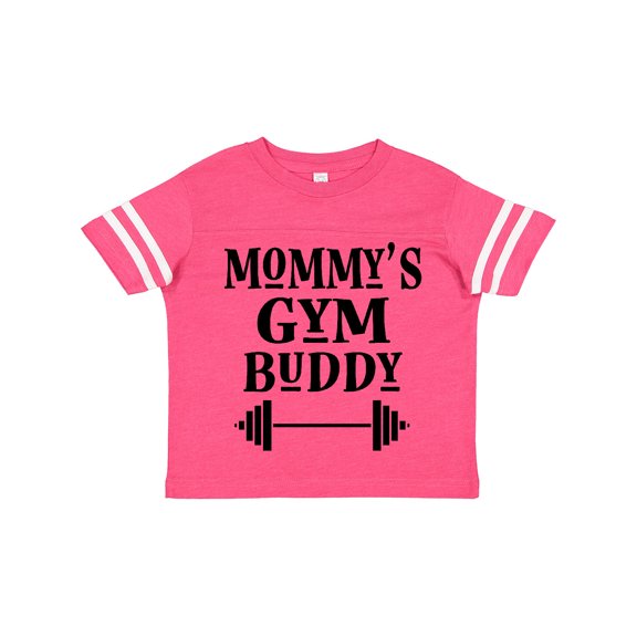 Inktastic Mommy Gym Buddy Workout Boys or Girls Toddler T-Shirt