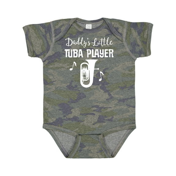 Inktastic Future Tuba Player (daddys Little) Boys or Girls Baby Bodysuit
