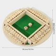 thumbnail image 3 of Shut The Box Dice Game for 2-4 Players - Wooden Board Tabletop Math Strategy Game with Instructions, Fun Family Night Entertainment, Ideal Christmas Gift, 3 of 4